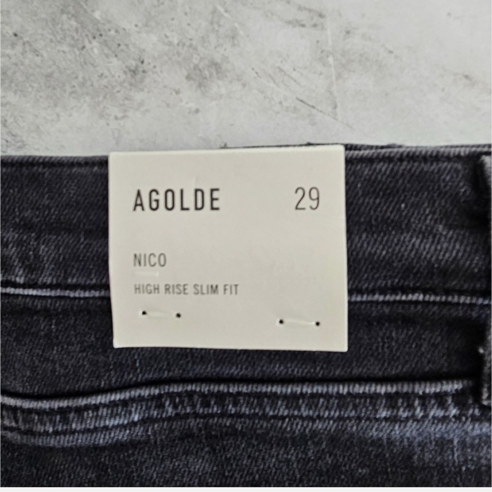 Agolde Women’s Slim Fit Jeans - Dark Gray